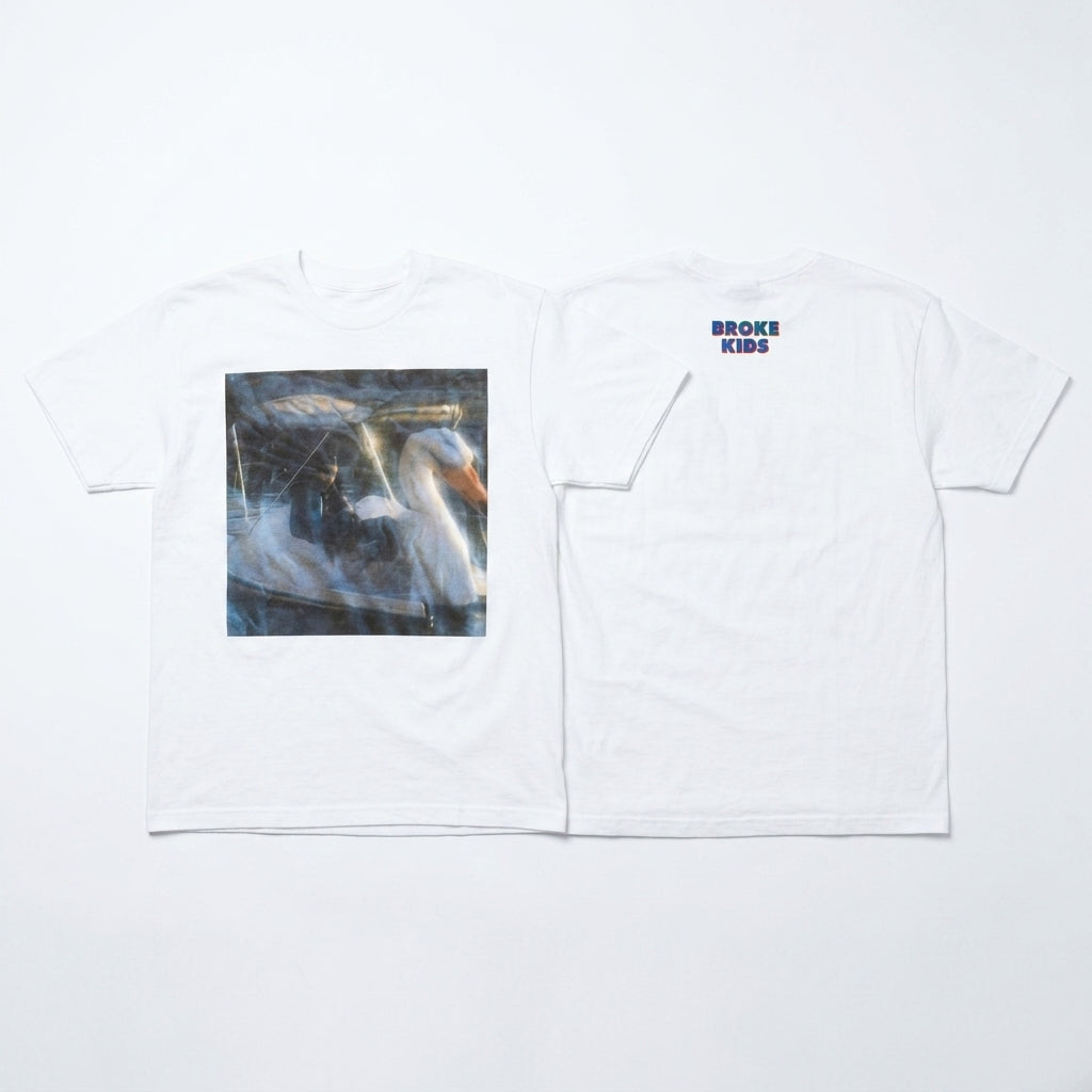 EL MERCH 'Broke Kids' Front Logo / Large Photo Back T-Shirt - 100% Cotton - Size L