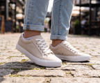 New Republic Bowery Canvas Sneaker - Parchment