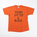 Vintage Young Gifted & Black Slogan T-Shirt