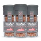 Natierra Himalania® Coarse Pink Salt Glass Grinder Bottle – 3 oz