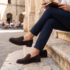 New Republic Men's Allen Suede Loafer - Chocolate