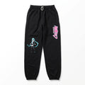 Bioworld Hatsune Miku Character & Logo Black Sweatpants