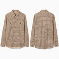 COS Men's Grid Check Long Sleeve Shirt (Size XS)