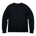 rag & bone Standard Issue Men's Long Sleeve Henley - Black