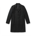 8 by Yoox Black Cotton Overcoat (Size 50)
