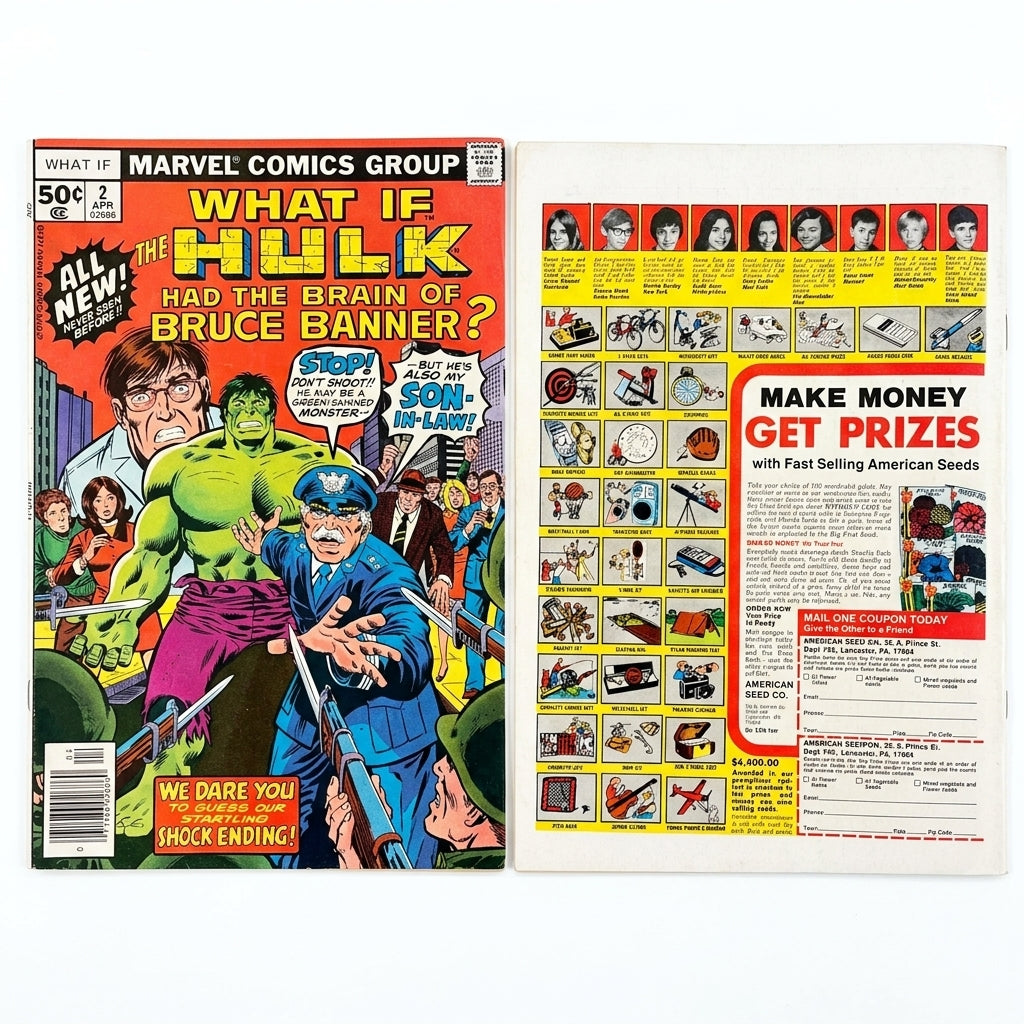 What If? #2 - Hulk Had the Brain of Bruce Banner (Vintage Marvel)