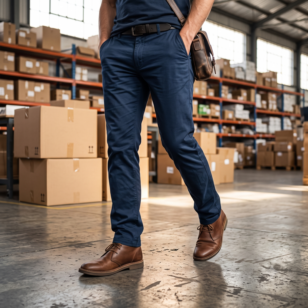 Five Four Men's Regan Straight Leg Chino Pants - Navy
