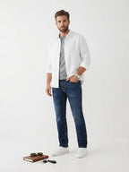 FIVE FOUR Original Straight Blue Jeans (Size 32)