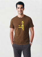 FIVE FOUR Brown 541 Metric Graphic T-Shirt (Size Not Visible)