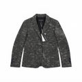 Messagerie Patrizio Piscaglia Black & White Speckled Blazer (Size 52)