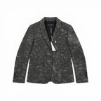 Messagerie Patrizio Piscaglia Black & White Speckled Blazer (Size 52)