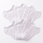 Hot Feet Women's Thin Low Cut No-Show Athletic Ankle Socks 18-Pack - White (Size 4-10)