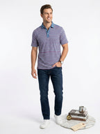 Polo Golf Ralph Lauren Performance Striped Henley Shirt (XXL)