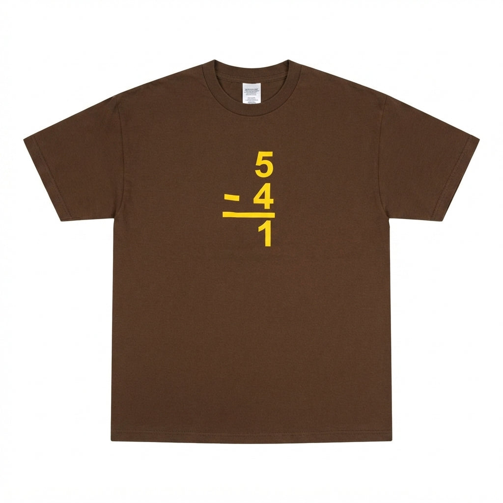 FIVE FOUR Brown 541 Metric Graphic T-Shirt (Size Not Visible)