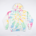 Pastel Spiral Tie-Dye Pullover Hoodie