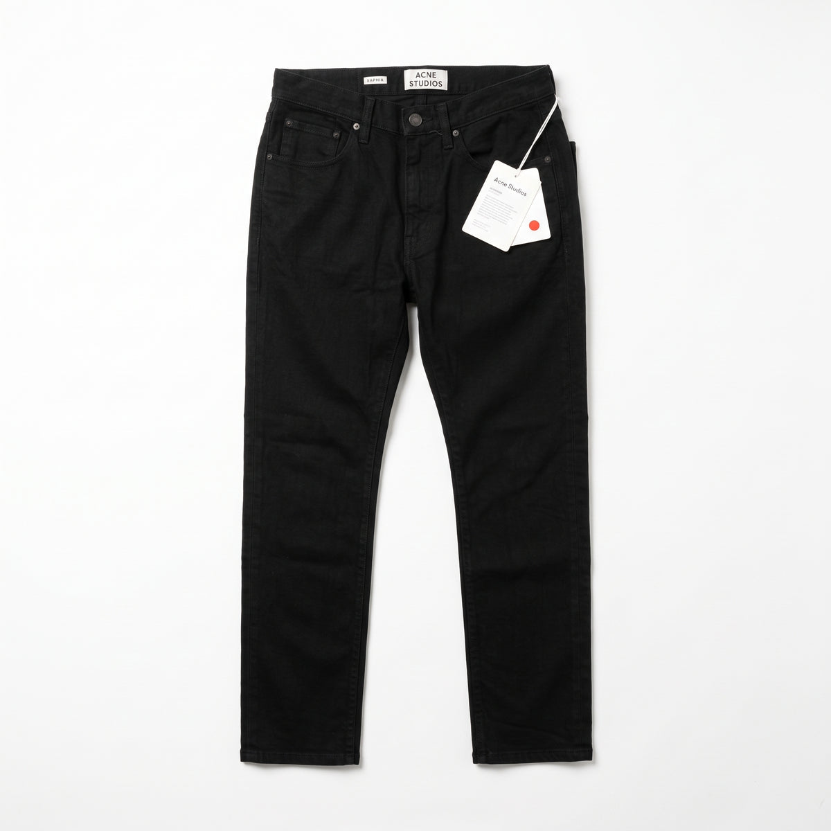 Acne Studios Men's Black Denim Jeans – Size 32 x 28 – Pre-Owned