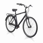 sixthreezero Men's Reach Your Destination 7-Speed Hybrid Bike - Matte Black (Pre-Assembled)