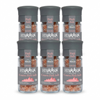 Natierra Himalania® Coarse Pink Salt Glass Grinder Bottle – 3 oz (6-Pack)