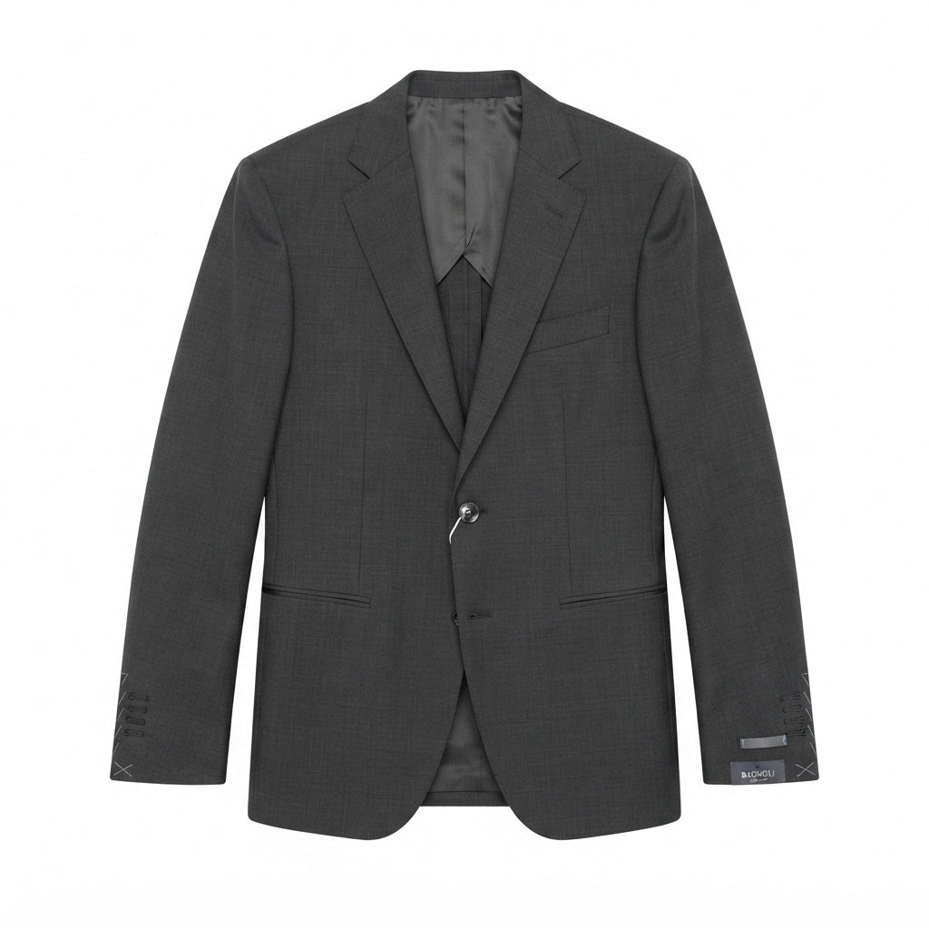 Boglioli Grey Virgin Wool Blazer (Size 54)