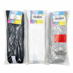 HOT FEET Girls Slouch Socks 6-Pack (9-12 Years) - 2 Black / 2 White / 2 Gray
