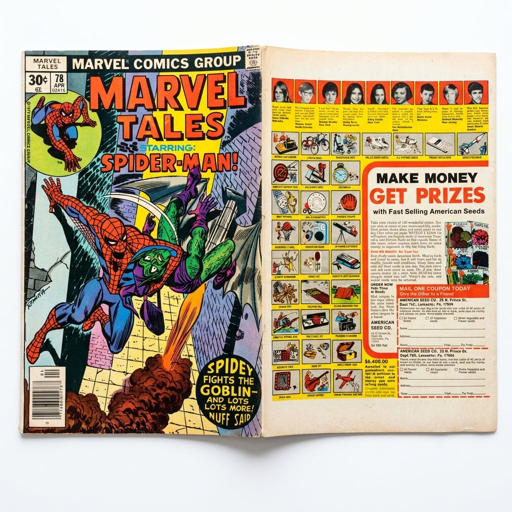 Marvel Tales #78 Starring Spider-Man (Vintage Comic with American Seed Co. Ad)