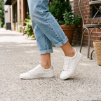 New Republic Madison Canvas Sneaker - Triple White