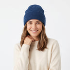 San Diego Hat Company Clarise Beanie – Women's Wool Blend Rib Knit Cuffed Hat, One Size