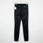J Brand Black Stocking Coated Skinny Jeans (Size 27)