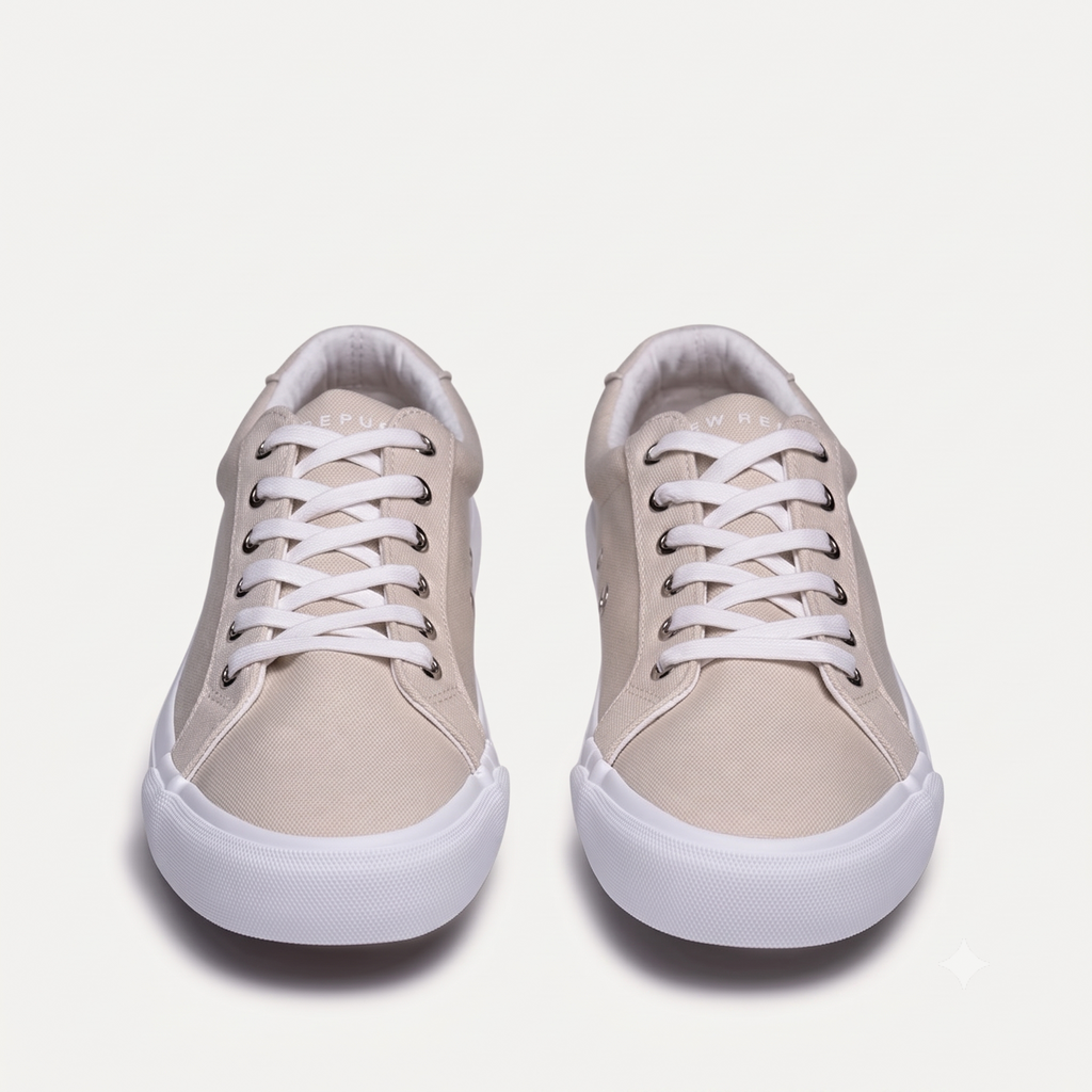 New Republic Bowery Canvas Men's Sneaker - Parchment