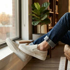 New Republic Venice Suede Slip-On Sneaker - Bone