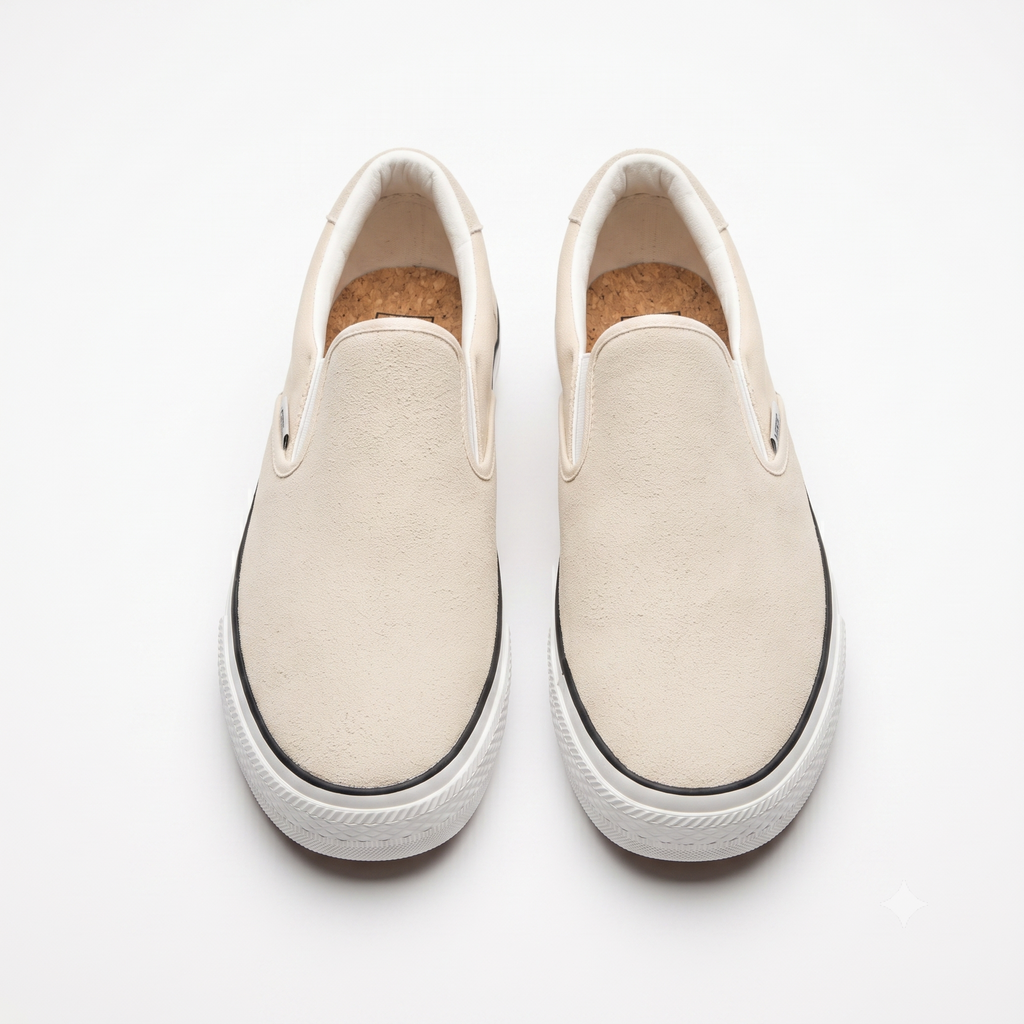 New Republic Men's Stanton Slip-On Suede Sneaker - Silver Birch