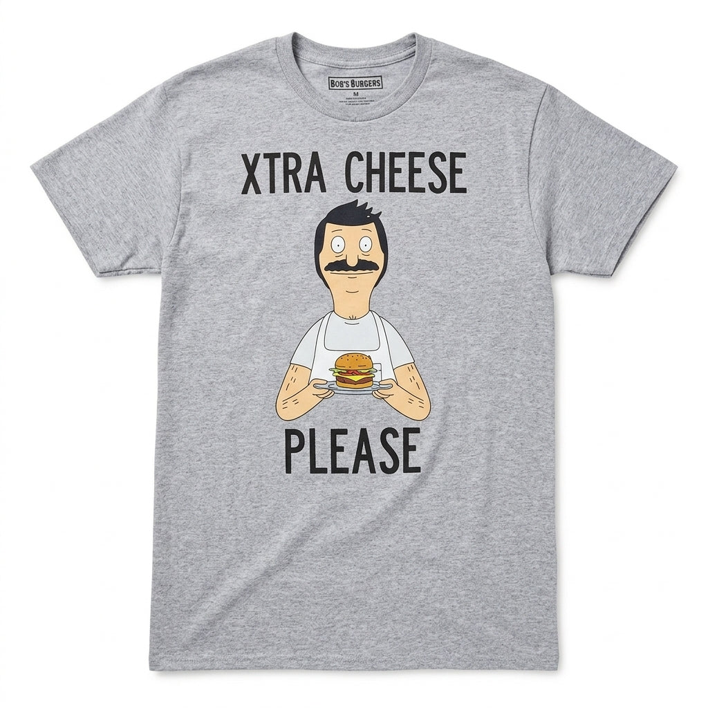 Ripple Junction Bob's Burgers Xtra Cheese Please T-Shirt (XL)