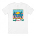 Bella+Canvas Baja Beach Fest Retro Graphic T-Shirt (Size S)
