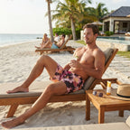 Unbranded Floral Print Zip Front Shorts (Size M)