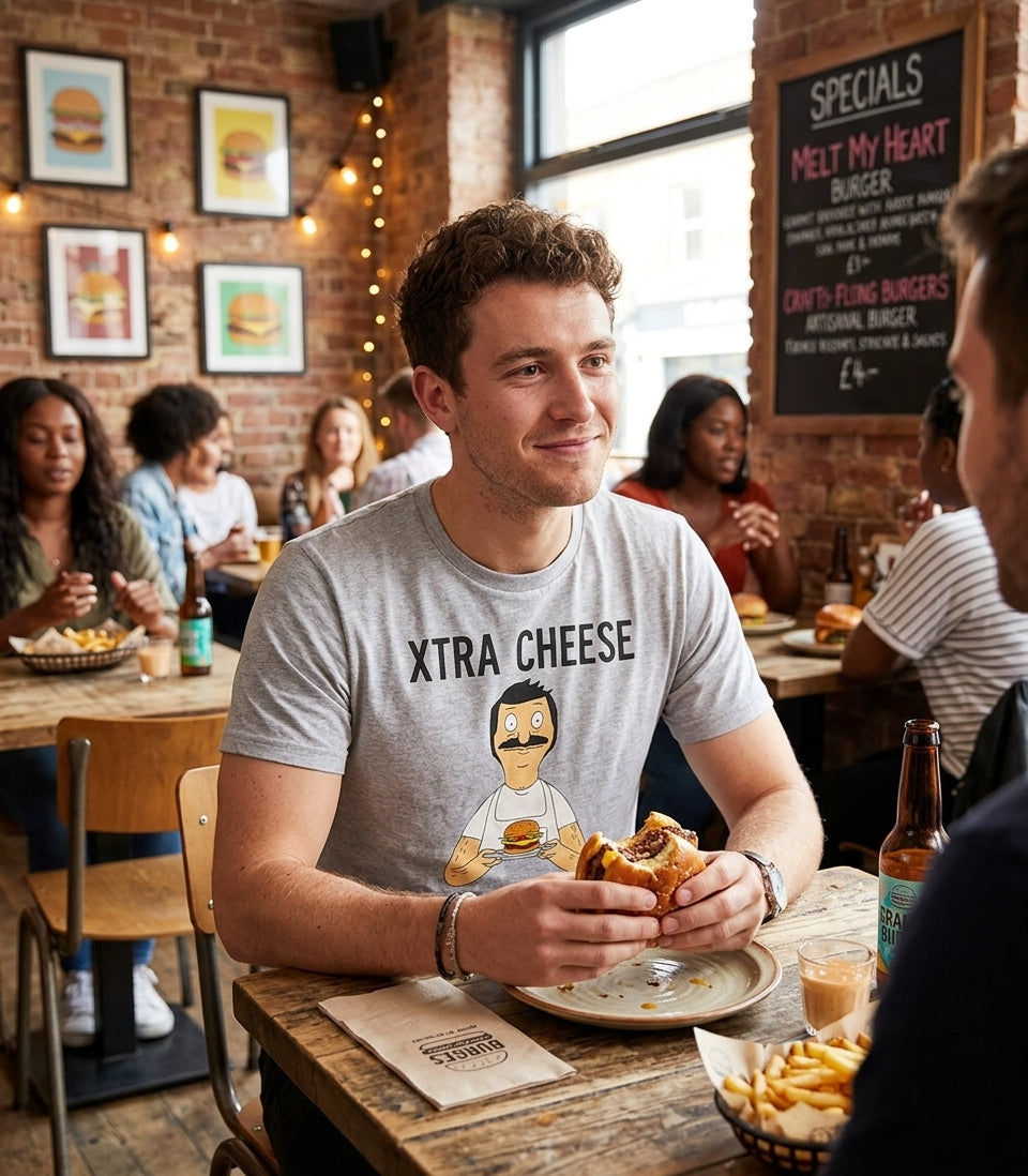 Ripple Junction Bob's Burgers Xtra Cheese Please T-Shirt (XL)