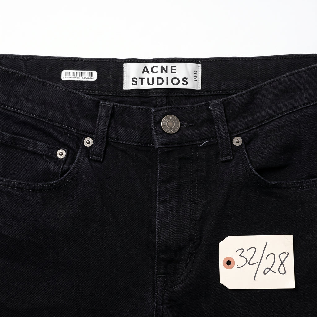 Acne Studios Men's Black Denim Jeans – Size 32 x 28 – Pre-Owned