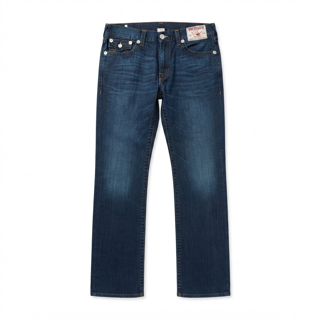FIVE FOUR Original Straight Blue Jeans (Size 32)