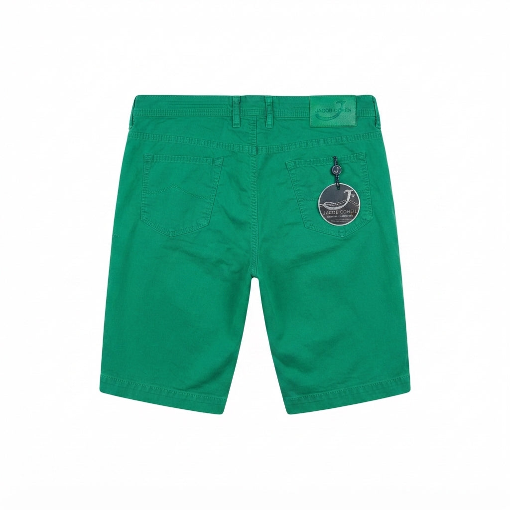 Jacob Cohën Tailored Jeans Green Shorts (Size 42)