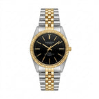 Swanson Japan SW-8103 Two-Tone Black Dial Quartz Watch - Requires a Battery