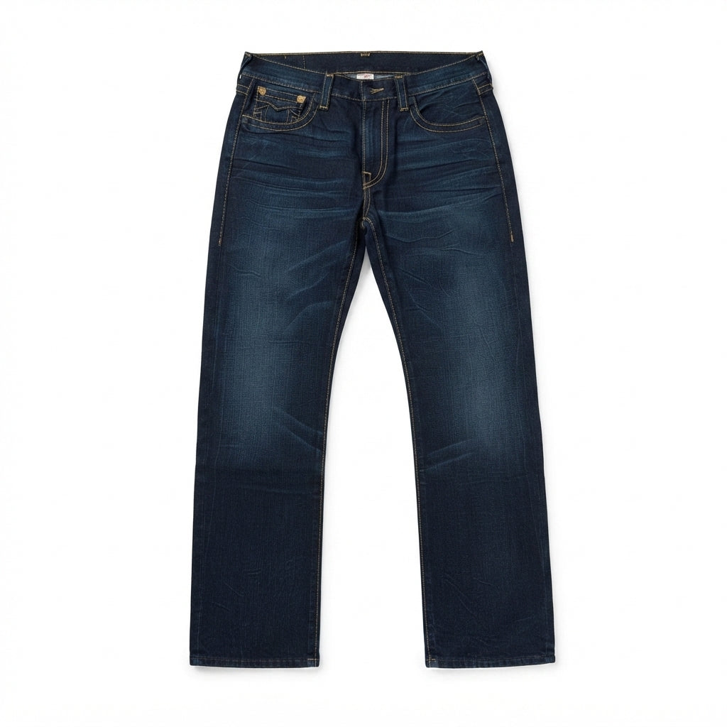 Vintage J Brand Faded Blue Straight Leg Jeans (Size: 38)