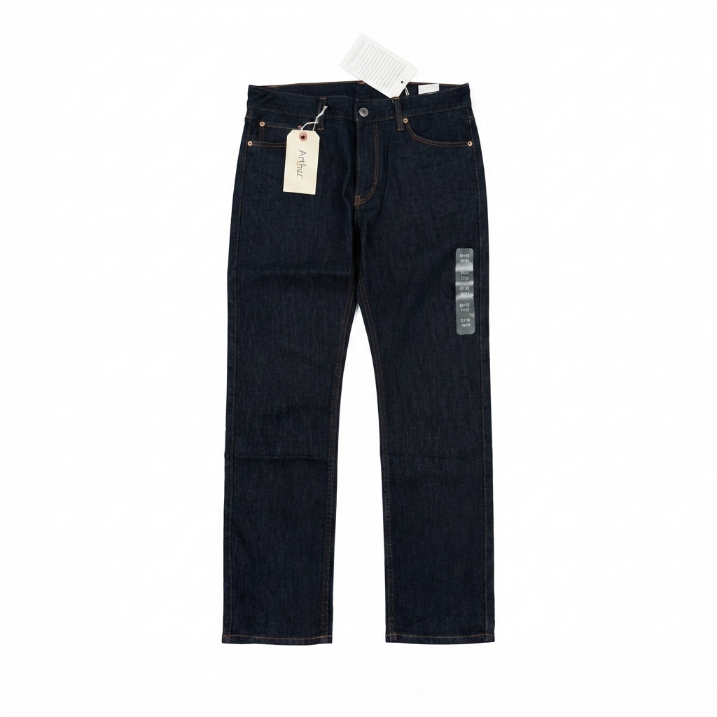 UNIQLO Regular Fit Dark Wash Trousers (Size 34x32)