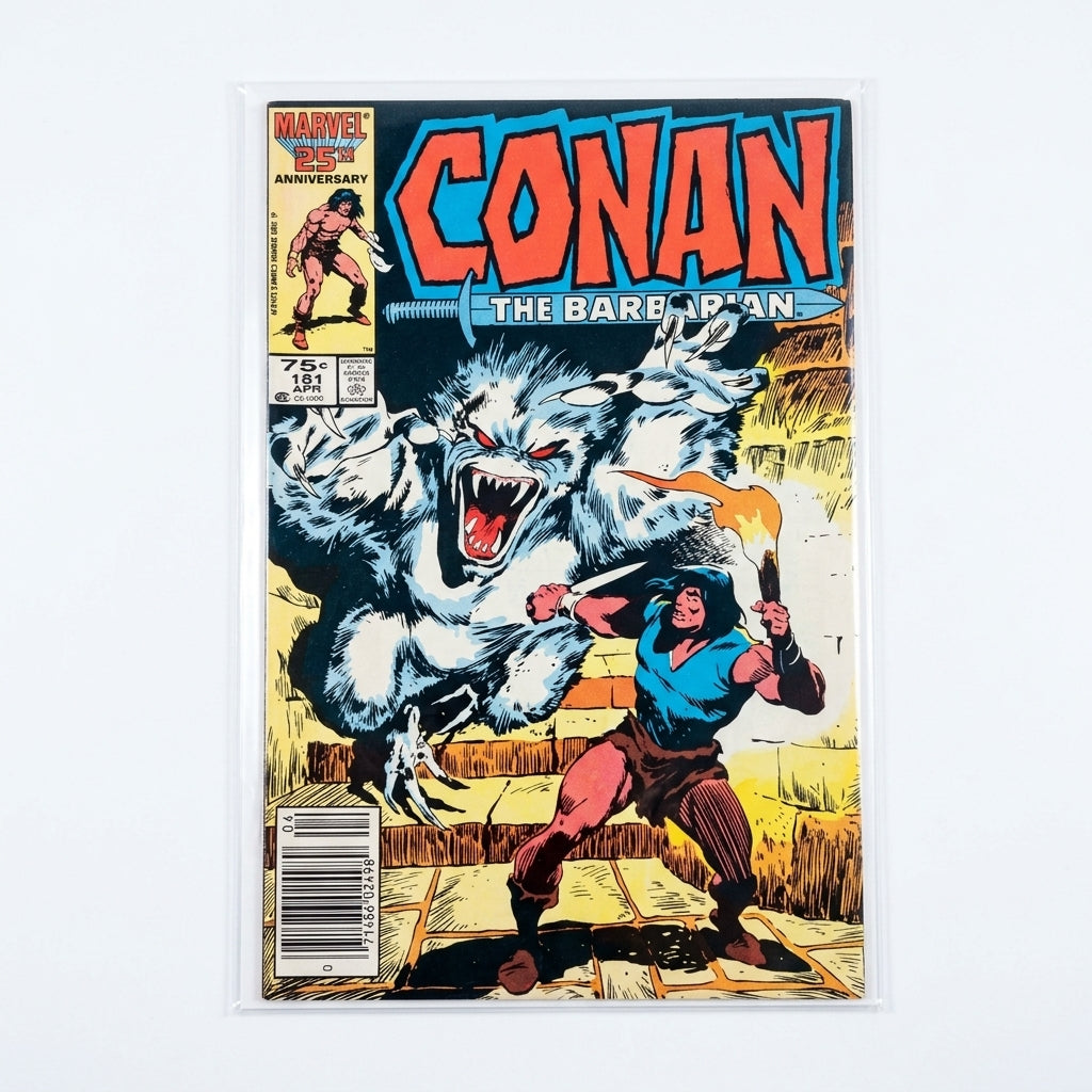 CONAN THE BARBARIAN #184 (Marvel 1986) 25th Anniversary Issue