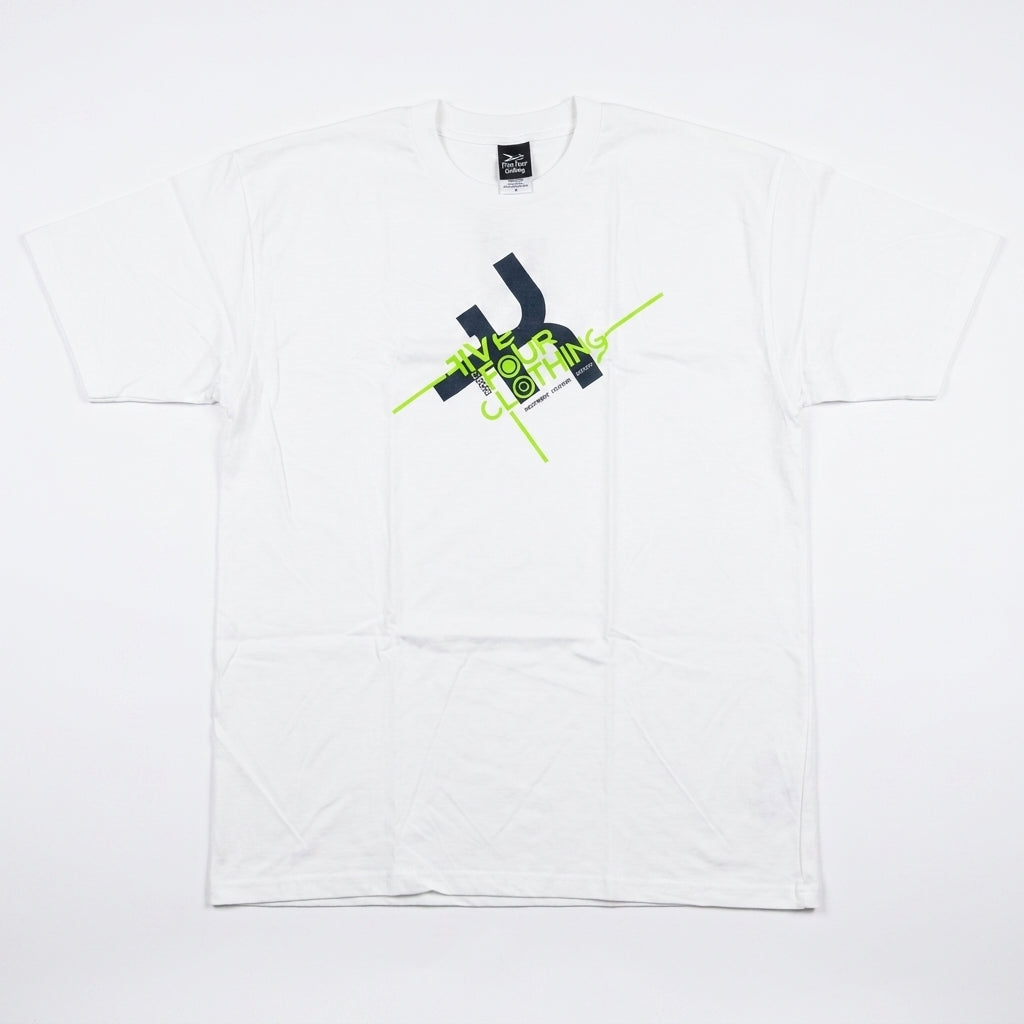 FIVE FOUR 1980 Black and Green Logo T-Shirt (XL)