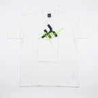 FIVE FOUR 1980 Black and Green Logo T-Shirt (XL)