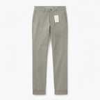 THINPLE Olive Tapered Cropped Trousers (Size 33)