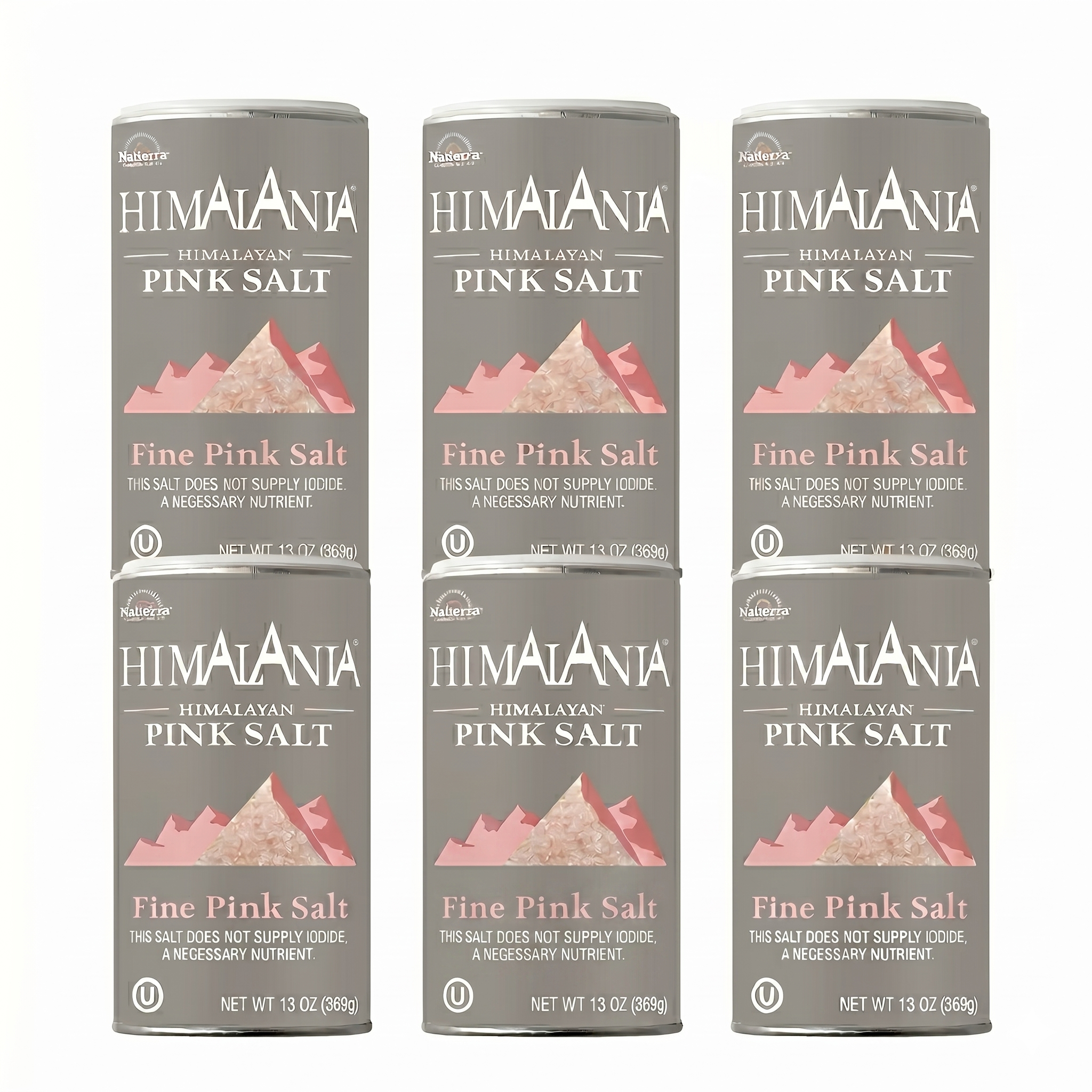 Natierra Himalania® Fine Himalayan Pink Salt Shaker – 13 oz