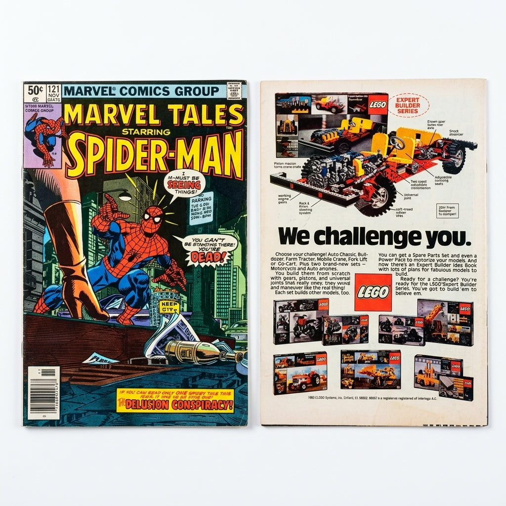 Marvel Tales #121 Starring Spider-Man (Vintage Comic with LEGO Expert Builder Ad)