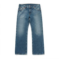 Hudson Jeans Distressed Blue Straight Leg Jeans (Size 40)