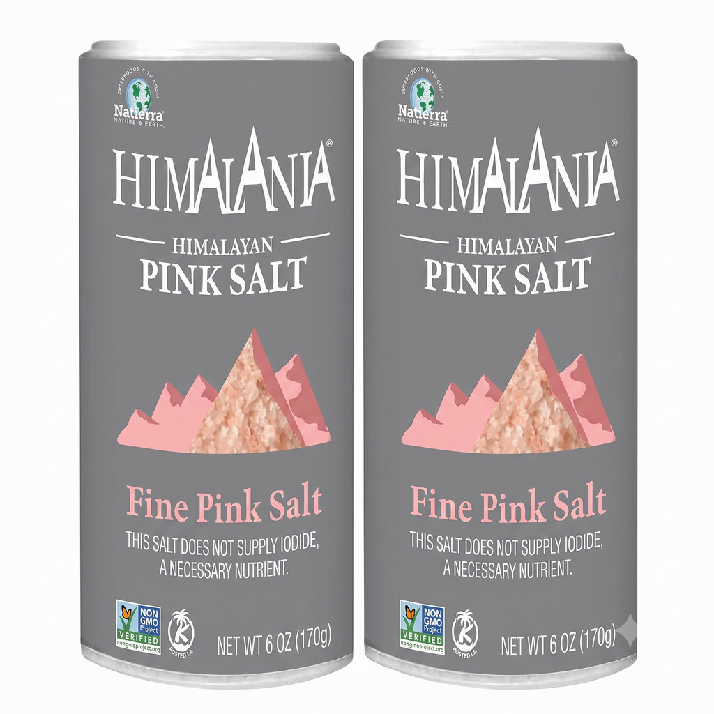 Natierra Himalania® Fine Pink Salt Shaker – 6 oz