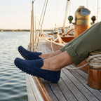 New Republic Monaco Suede Driver - Navy
